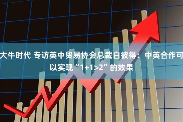 大牛时代 专访英中贸易协会总裁白彼得：中英合作可以实现“1+1>2”的效果